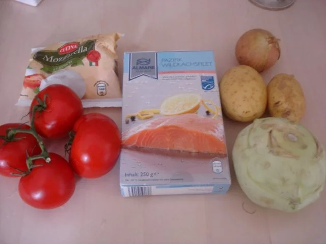 Wildlachsfilet mit Kohlrabi-Kartoffelstampf - Rezept - Bild Nr. 2