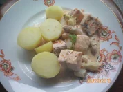 Lachsfilet mit Spargelköpfen - Rezept