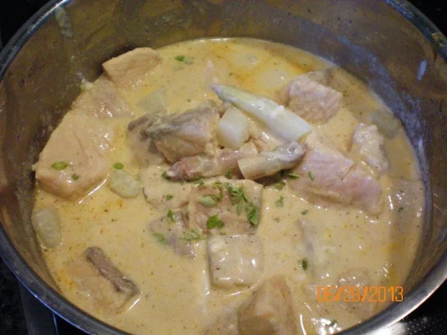 Lachsfilet mit Spargelköpfen - Rezept - Bild Nr. 2