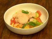 Exotischer Fruchtsalat mit Lischisorbet (Manuel Cortez) - Rezept