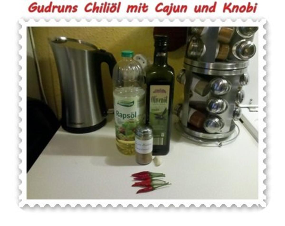 Öl: Chiliöl mit Cajun und Knobi - Rezept - Bild Nr. 2