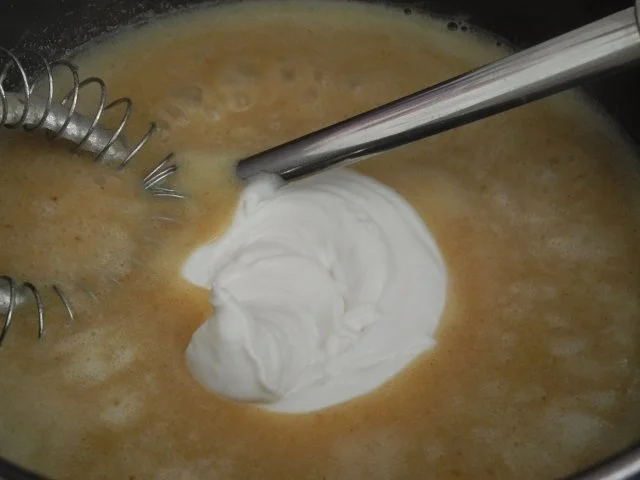 Rezept: Spargel in Reis-Schlagcreme mit Schnittlauchkartoffeln und Gurkensalat Bild Nr. 10 Spargel in Reis-Schlagcreme mit Schnittlauchkartoffeln und Gurkensalat - Rezept - Bild Nr. 10