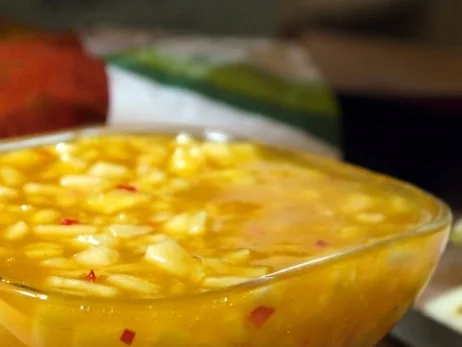 Vanille-Frischkäse-.Tarte mit scharfem Ananas-Kompott - Rezept - Bild Nr. 16