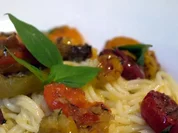 Spaghetti mit wilden Tomaten aus dem Ofen - Rezept