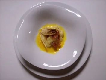 Rezept: Kartoffel-Fenchel-Türmchen mit Pernodsoße und Parmaschinken Kartoffel-Fenchel-Türmchen mit Pernodsoße und Parmaschinken - Rezept