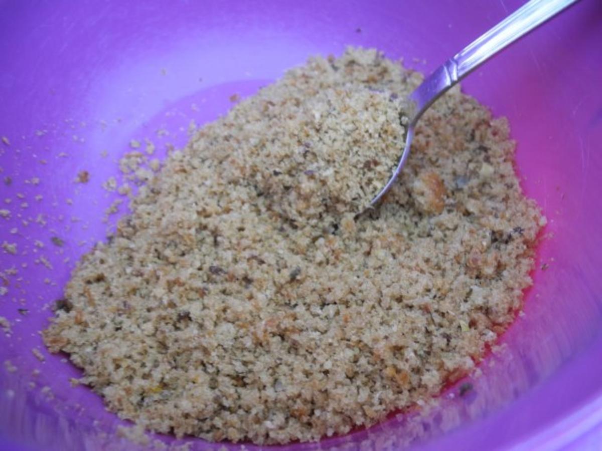 Aus dem Backofen : Spargel auf Reis-Schlagcreme mit Petersilien - Brot - Kruste überbacken - Rezept - Bild Nr. 12