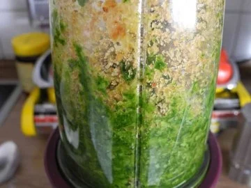 Aus dem Backofen : Spargel auf Reis-Schlagcreme mit Petersilien - Brot - Kruste überbacken - Rezept - Bild Nr. 13