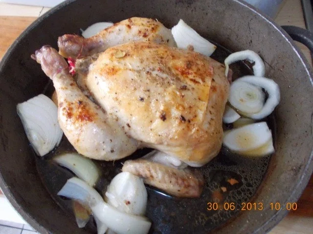 Rezept: Hähnchen in Wacholdersahne Bild Nr. 3 Hähnchen in Wacholdersahne - Rezept - Bild Nr. 3