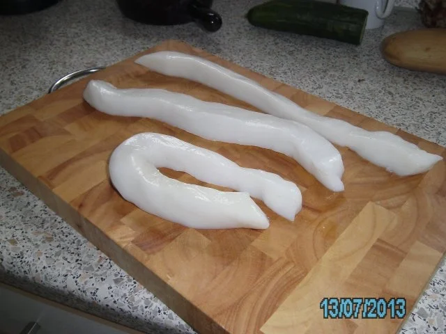 Tintenfischfilet gebraten - Rezept