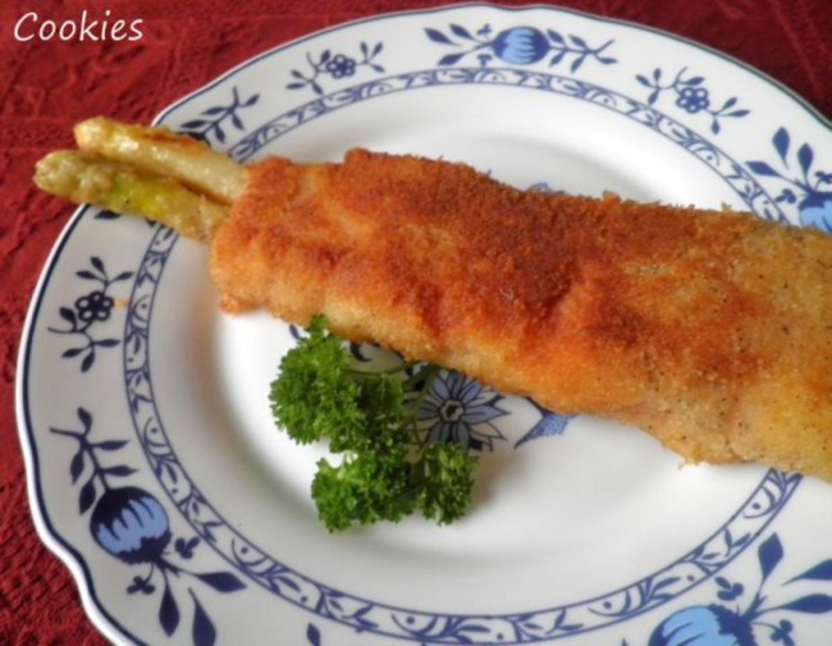 Bilder für Spargel - Päckchen Cordon Bleu - Rezept