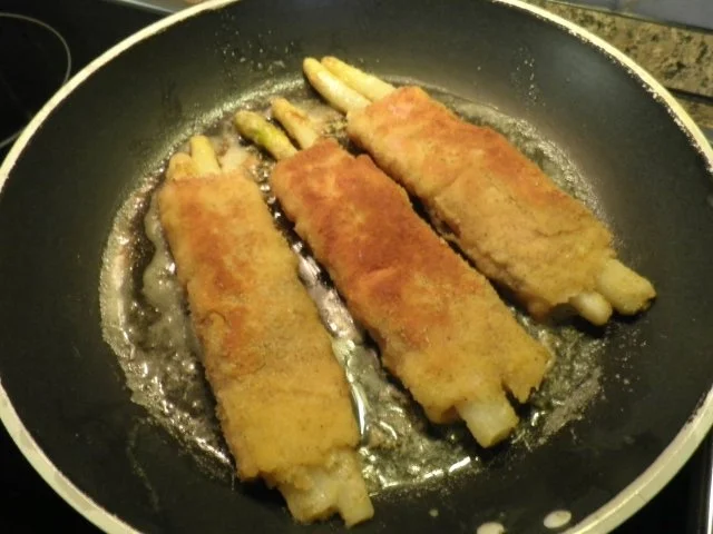 Spargel - Päckchen Cordon Bleu - Rezept - Bild Nr. 7