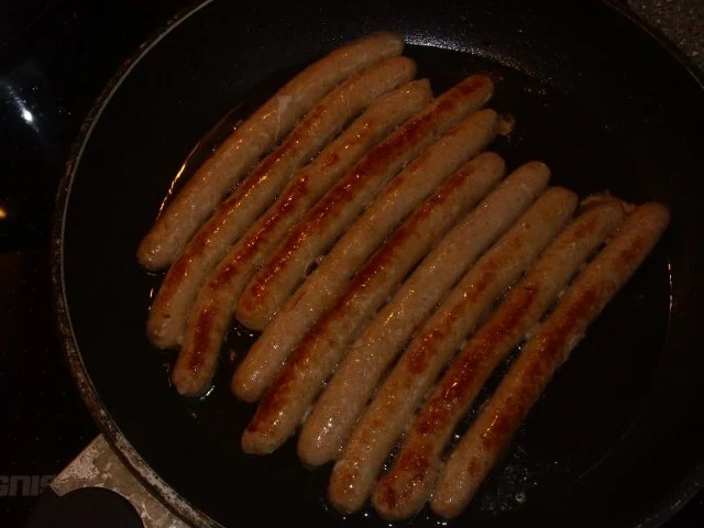 Salsiccia mit Kartoffel-Brunch Pürre und bunten Gemüse - Rezept - Bild Nr. 3