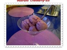 Eis: Cranberry-Eis - Rezept