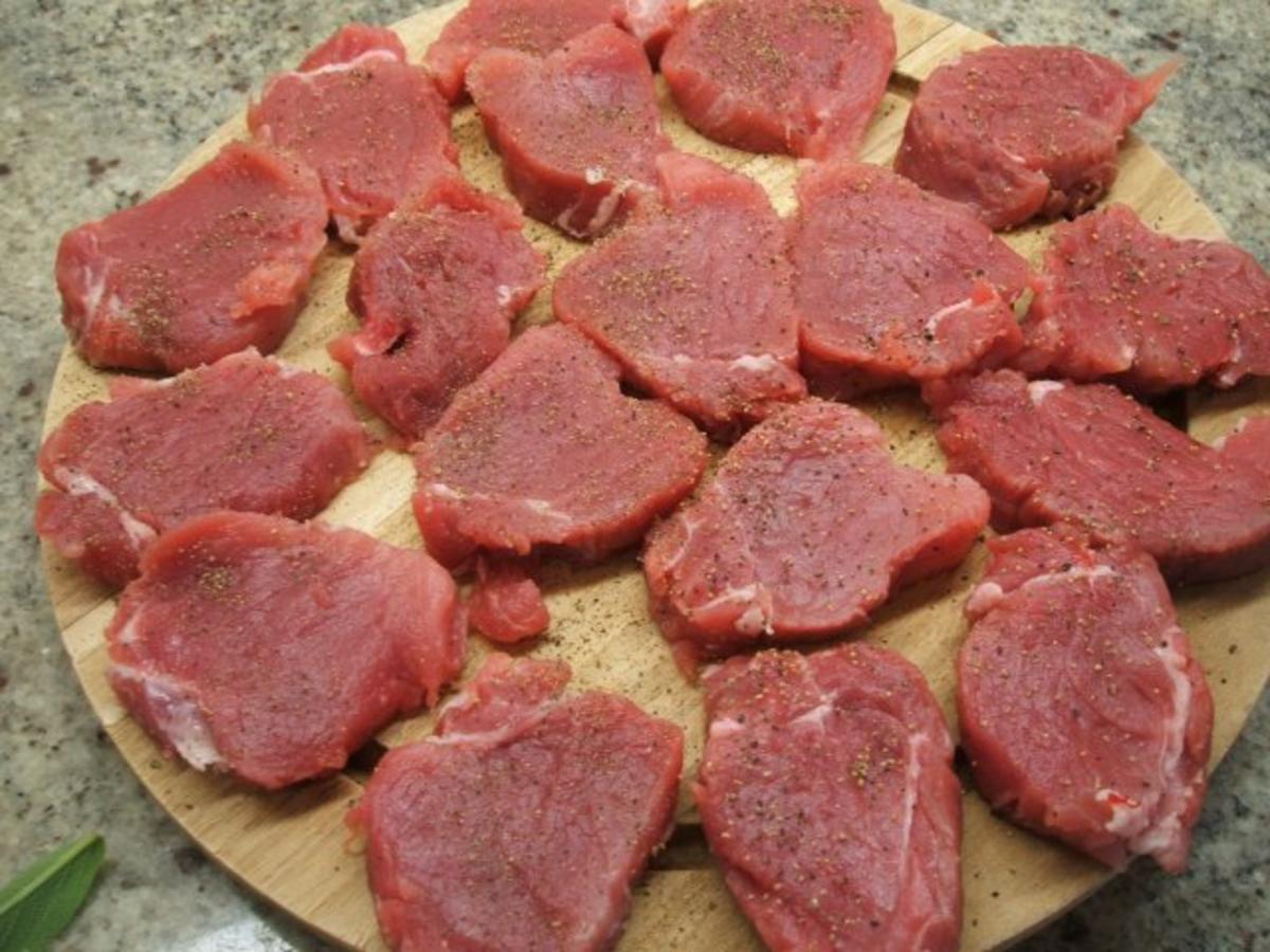 Fleisch: Schweinelende a´la Saltimbocca - Rezept - Bild Nr. 3