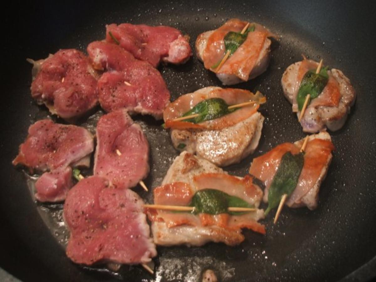 Fleisch: Schweinelende a´la Saltimbocca - Rezept - Bild Nr. 5