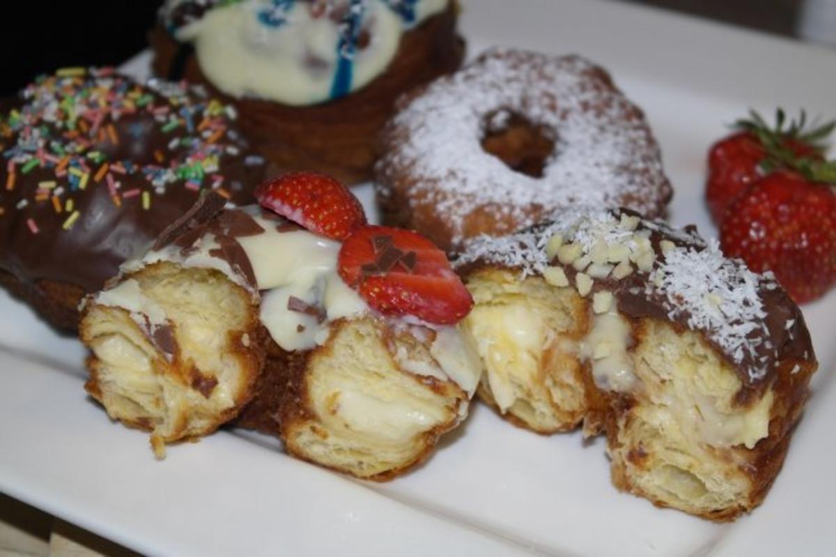 CRONUTS - der aktuelle Dessert - Trend aus Manhatten - Rezept