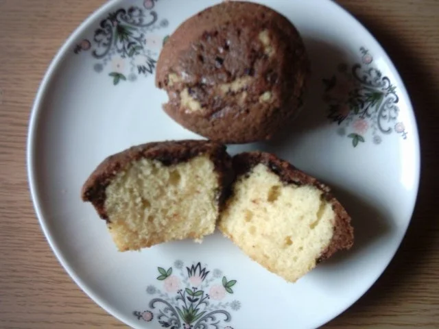 Muffins black and white - Rezept