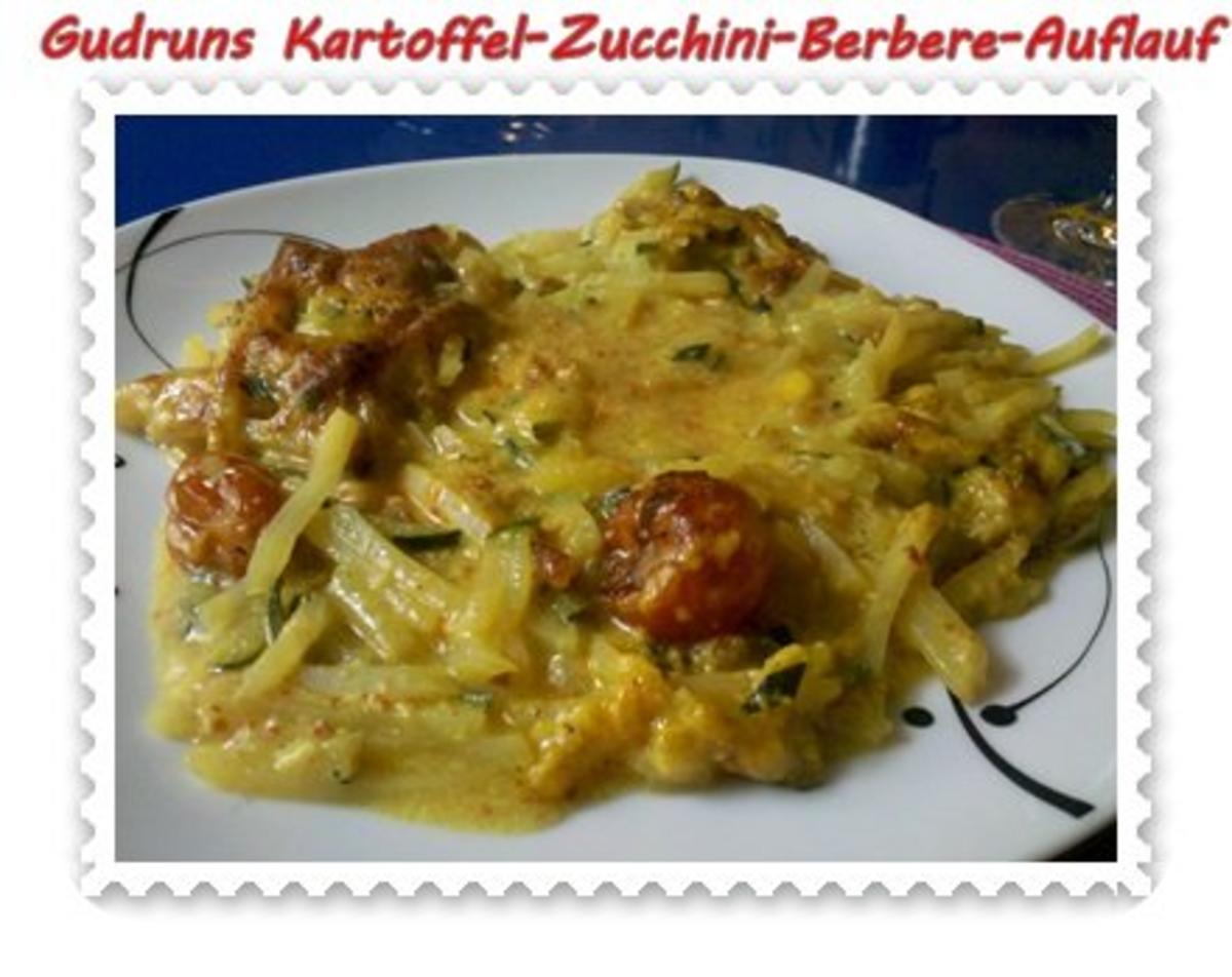 Auflauf: Kartoffel-Zucchini-Berbere-Auflauf - Rezept