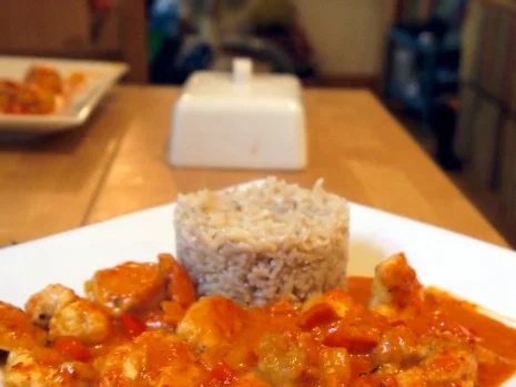 Hähnchen in geröstetem Paprikarahm mit Vollkorn-Basmati-Reis - Rezept - Bild Nr. 12