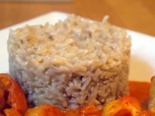 Hähnchen in geröstetem Paprikarahm mit Vollkorn-Basmati-Reis - Rezept