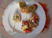Rezept: Gegrillte Putenrรถllchen mit Basilikumpesto Gegrillte Putenrรถllchen mit Basilikumpesto - Rezept