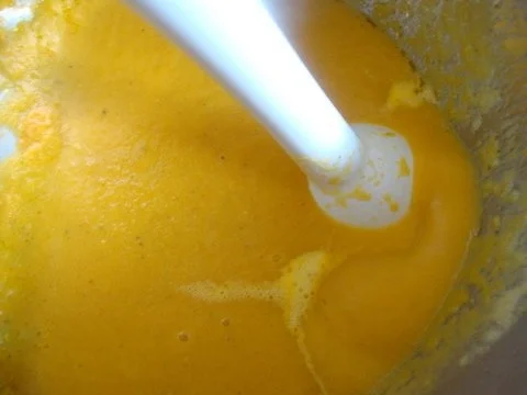 kalte Möhrensuppe mit lauwarmen Flusskrebssahneschaum - Rezept - Bild Nr. 10