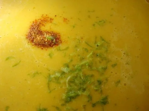kalte Möhrensuppe mit lauwarmen Flusskrebssahneschaum - Rezept - Bild Nr. 13