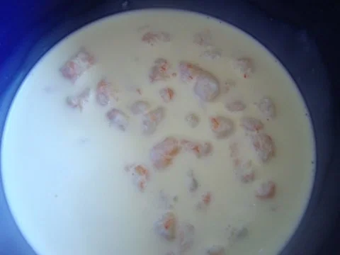 kalte Möhrensuppe mit lauwarmen Flusskrebssahneschaum - Rezept - Bild Nr. 15