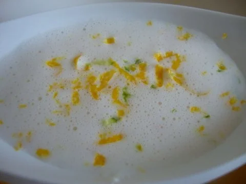 kalte Möhrensuppe mit lauwarmen Flusskrebssahneschaum - Rezept - Bild Nr. 17