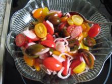 Kunterbunter Tomatensalat - Rezept