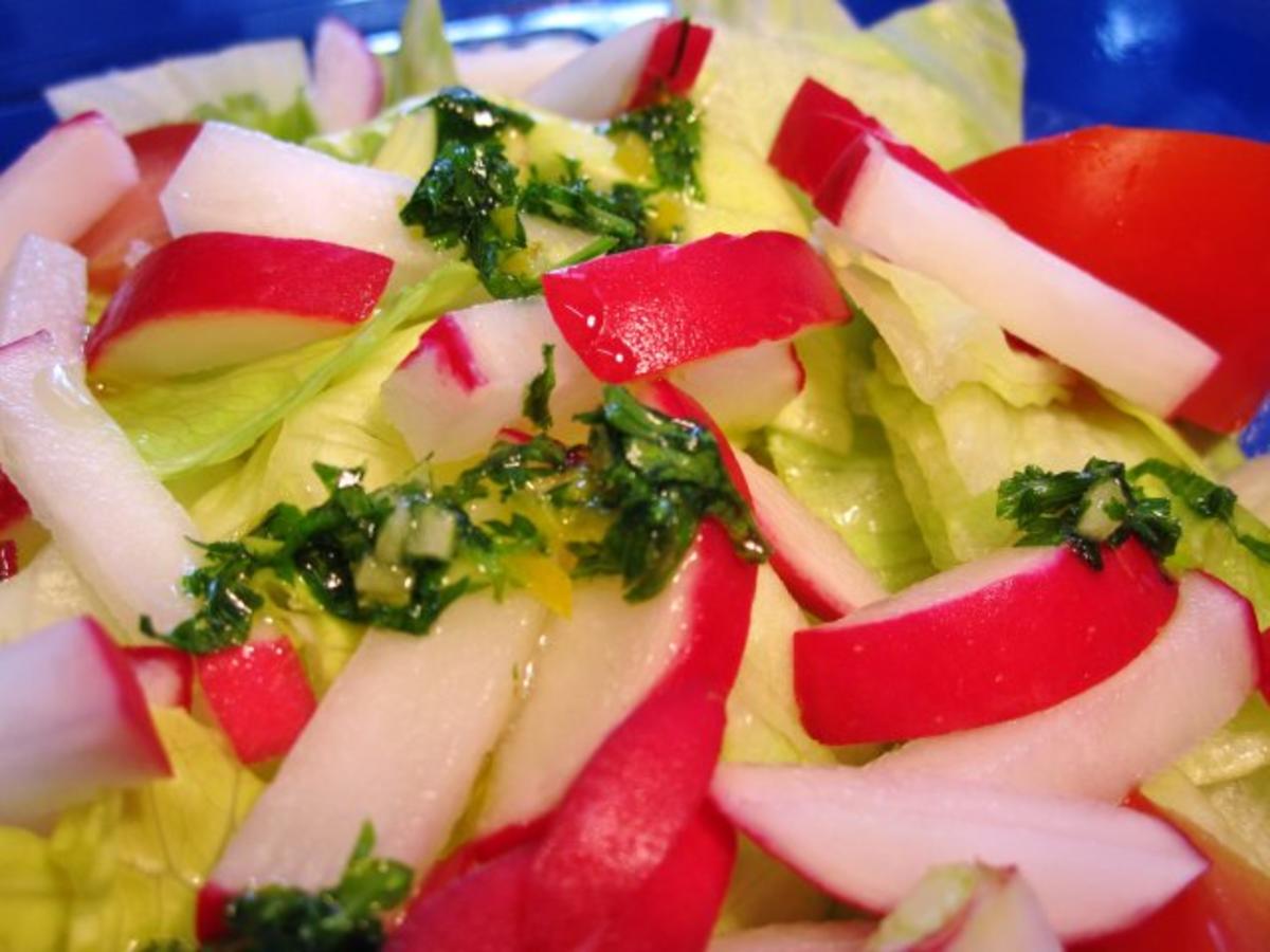 Salat mit Radieschen und Gremolata - Rezept - Bild Nr. 6