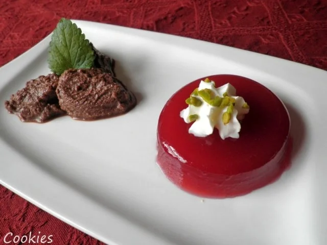 Himbeer - Wackelpudding und einfache Schokoladen Mousse ... - Rezept - Bild Nr. 6
