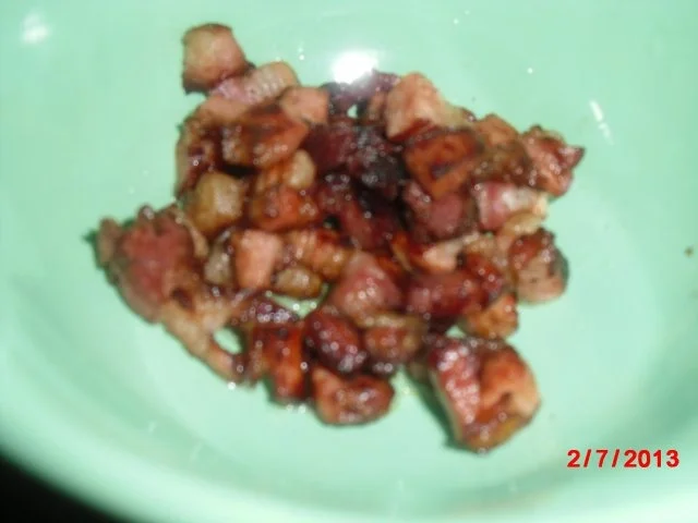 Muffin - Spaghetti Carbonara  ( Warum immer Löffel und Gabel nutzen? ) - Rezept - Bild Nr. 3