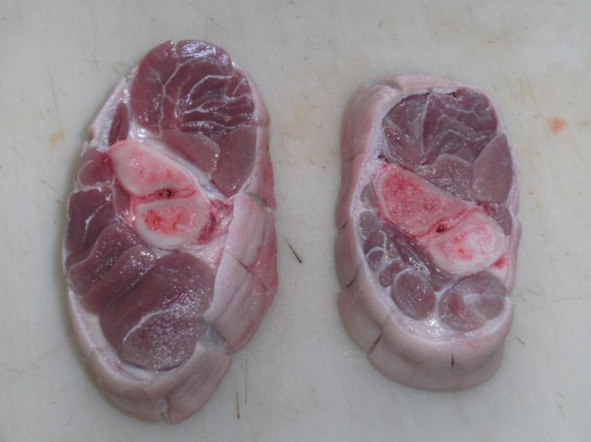 Fleisch: Schweinshaxenscheiben geschmort - Rezept - Bild Nr. 3