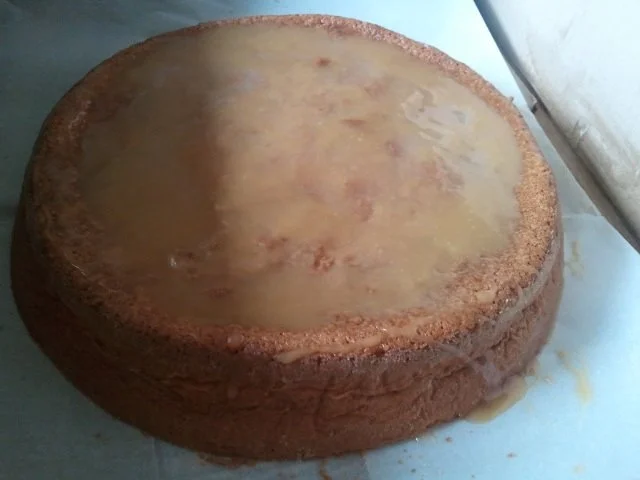 Toffee-Kuchen mit Cranberries - Rezept