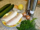 Rezept: Fischfilet mit Gurken Fischfilet mit Gurken - Rezept