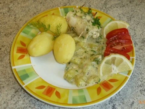 Rezept: Fischfilet mit Gurken Bild Nr. 5 Fischfilet mit Gurken - Rezept - Bild Nr. 5