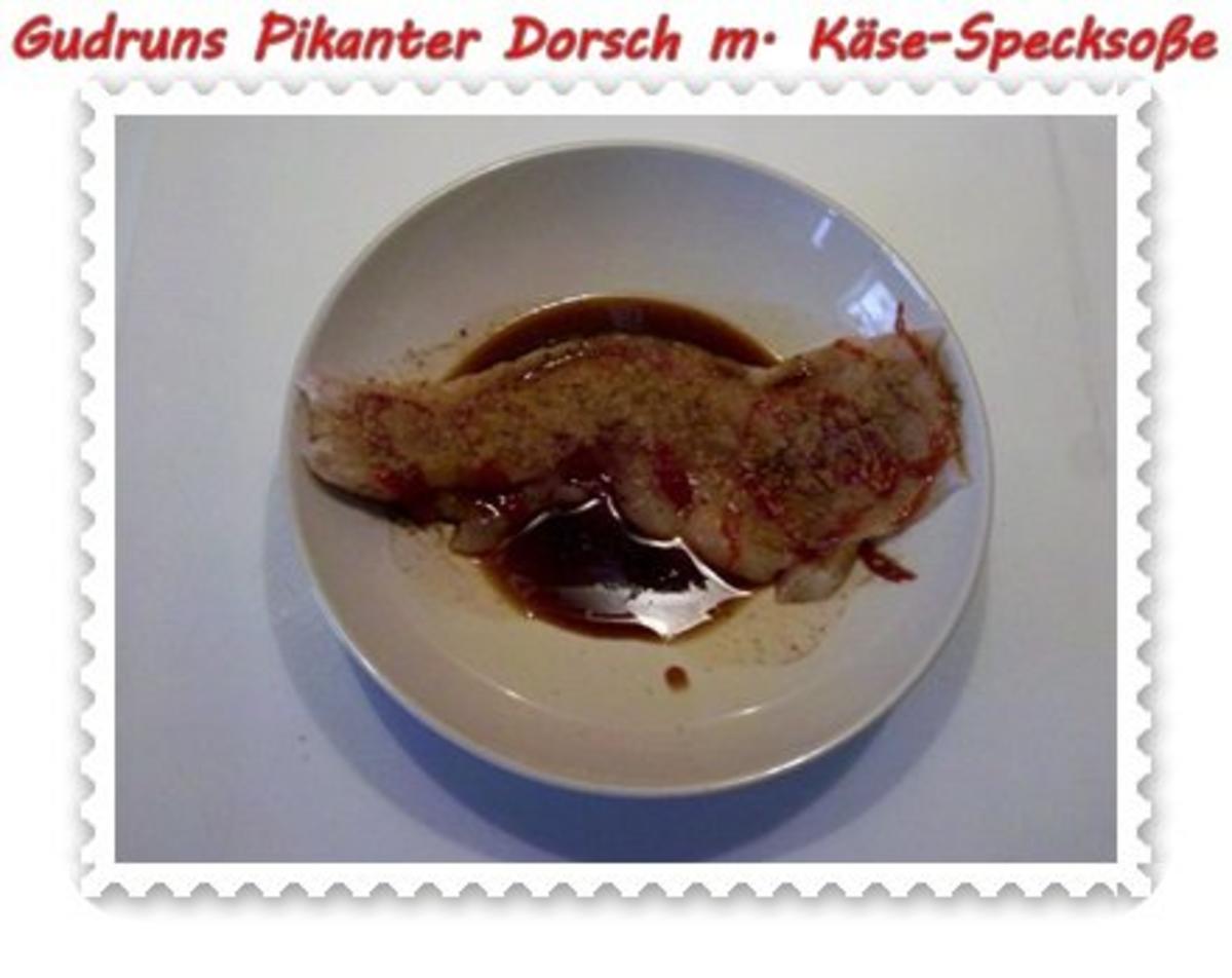 Fisch: Pikanter Dorsch mit Käse-Specksoße - Rezept - Bild Nr. 4