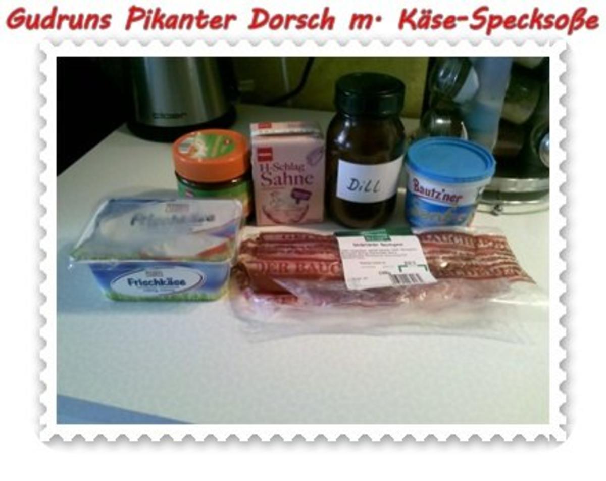 Fisch: Pikanter Dorsch mit Käse-Specksoße - Rezept - Bild Nr. 5