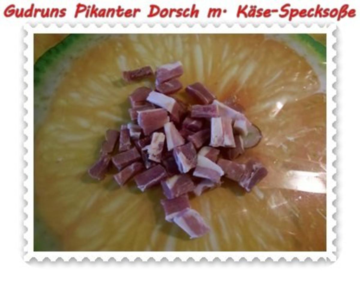 Fisch: Pikanter Dorsch mit Käse-Specksoße - Rezept - Bild Nr. 7