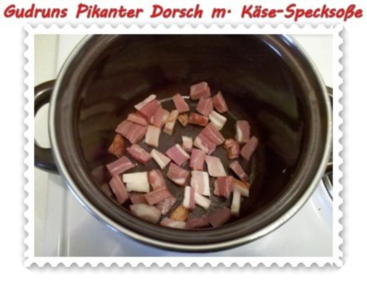 Fisch: Pikanter Dorsch mit Käse-Specksoße - Rezept - Bild Nr. 8