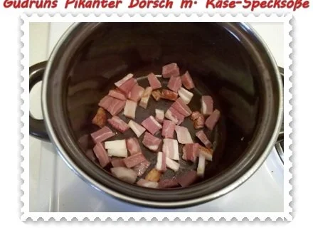 Rezept: Fisch: Pikanter Dorsch mit Käse-Specksoße Bild Nr. 8 Fisch: Pikanter Dorsch mit Käse-Specksoße - Rezept - Bild Nr. 8