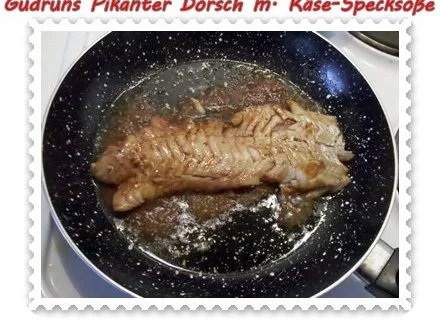 Rezept: Fisch: Pikanter Dorsch mit Käse-Specksoße Bild Nr. 14 Fisch: Pikanter Dorsch mit Käse-Specksoße - Rezept - Bild Nr. 14