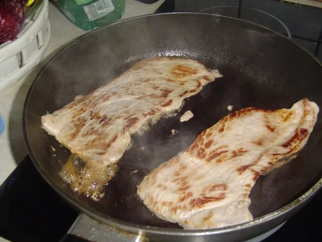 Überbackene Schnitzel mit selbstgemachten Nudeln - Rezept - Bild Nr. 7