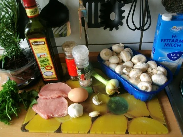 Championgpfanne mit Backofenkartoffeln - Rezept - Bild Nr. 3