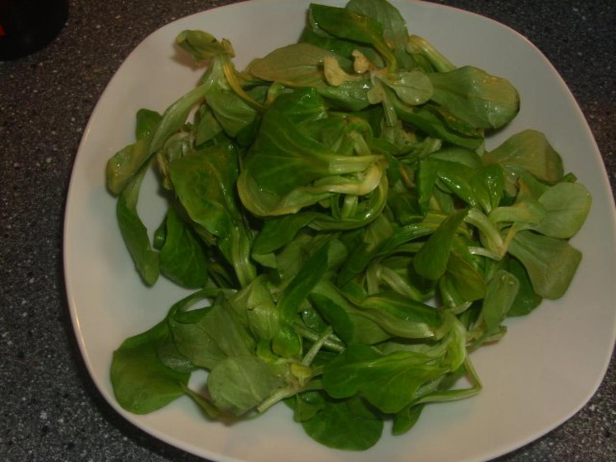 Feldsalat mit Pfirsichen und Balsamico - Rezept - Bild Nr. 3