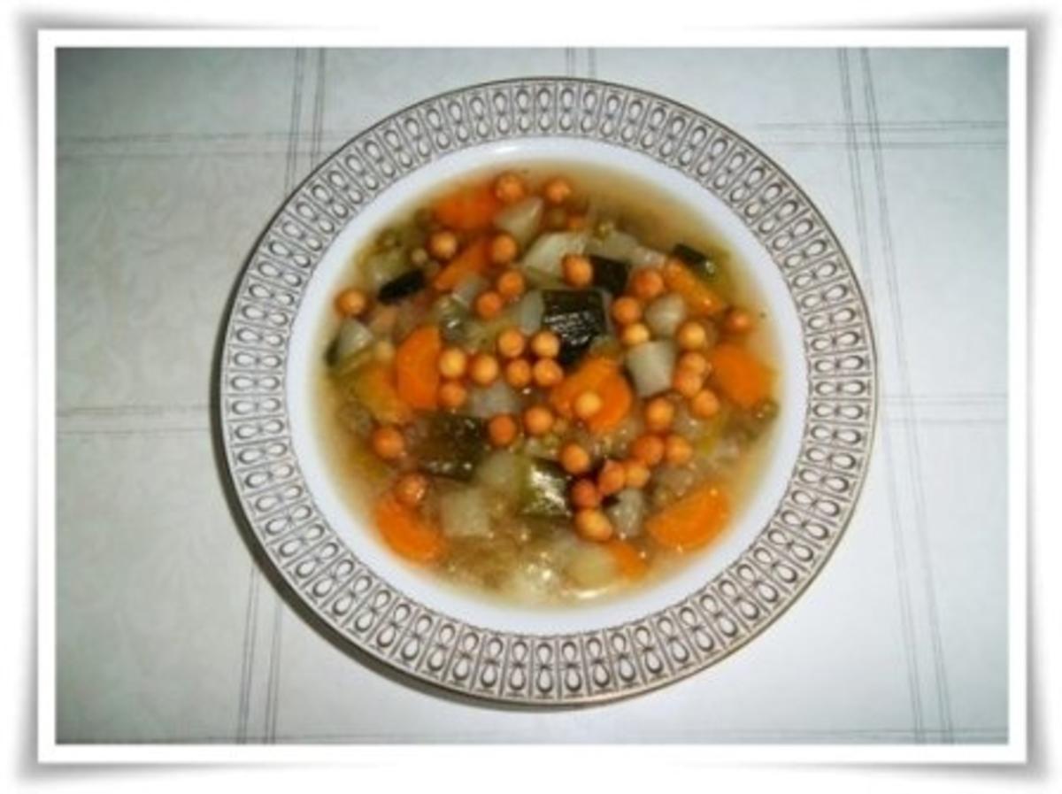 Gemüsesuppe mit Backerbse - Rezept - Bild Nr. 3