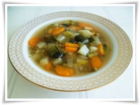 Gemüsesuppe mit Backerbse - Rezept - Bild Nr. 12