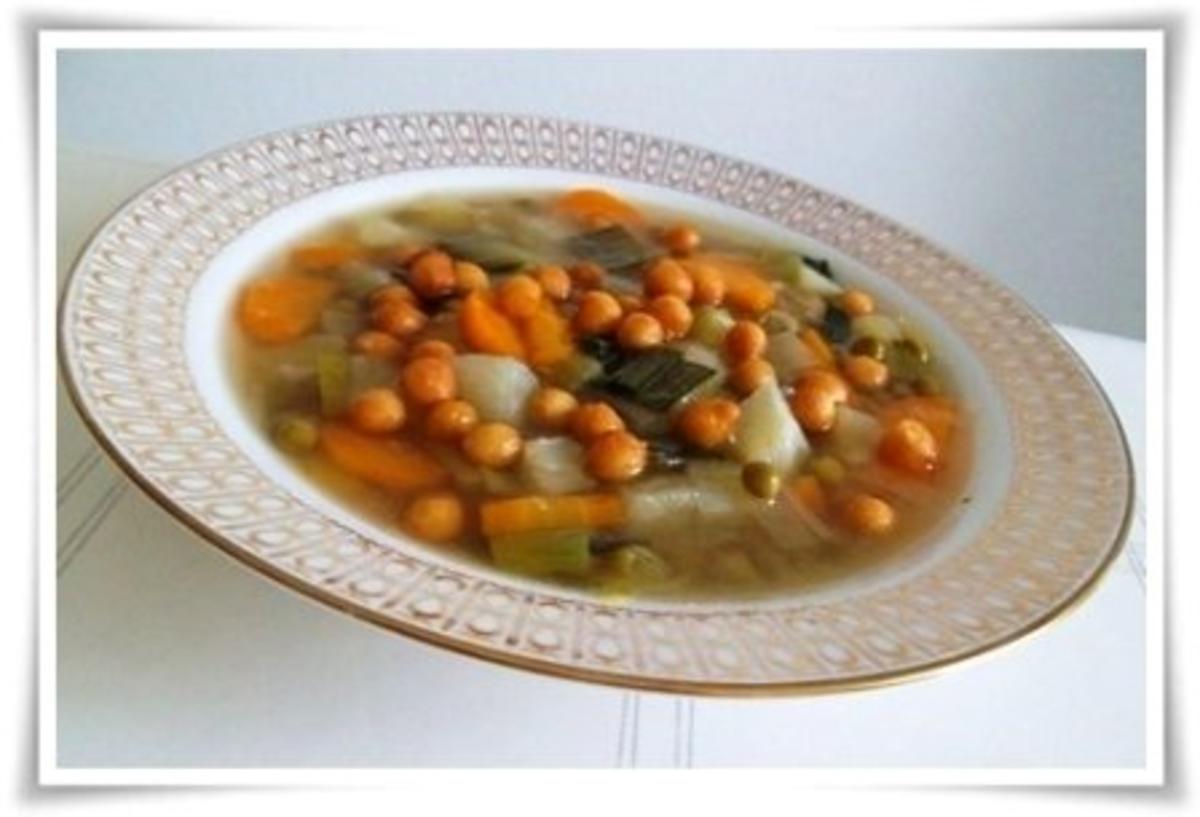 Gemüsesuppe mit Backerbse - Rezept - Bild Nr. 14