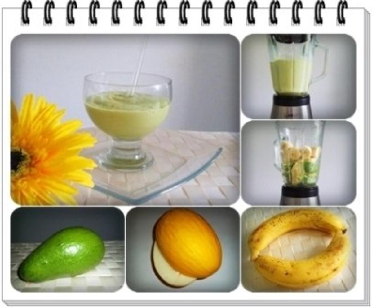 Avocado - Honigmelone - Banane Smoothie - Rezept - Bild Nr. 10